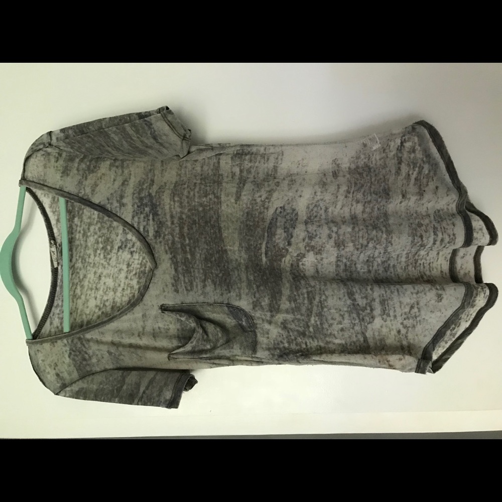 White crow burnout tee